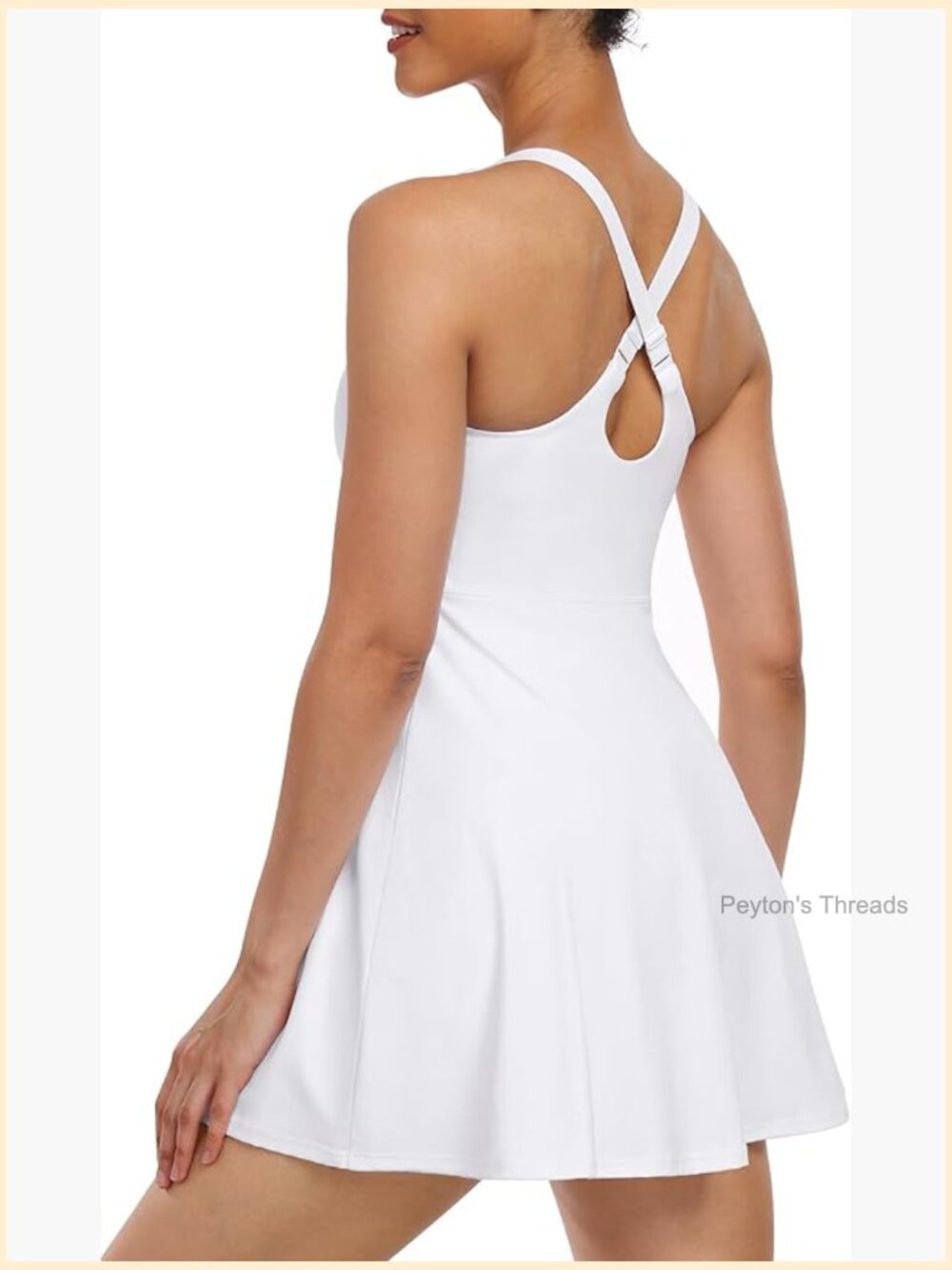 Tennis Dress With Built-In Shorts, Pockets, Removable Bra, 4-Way Stretch